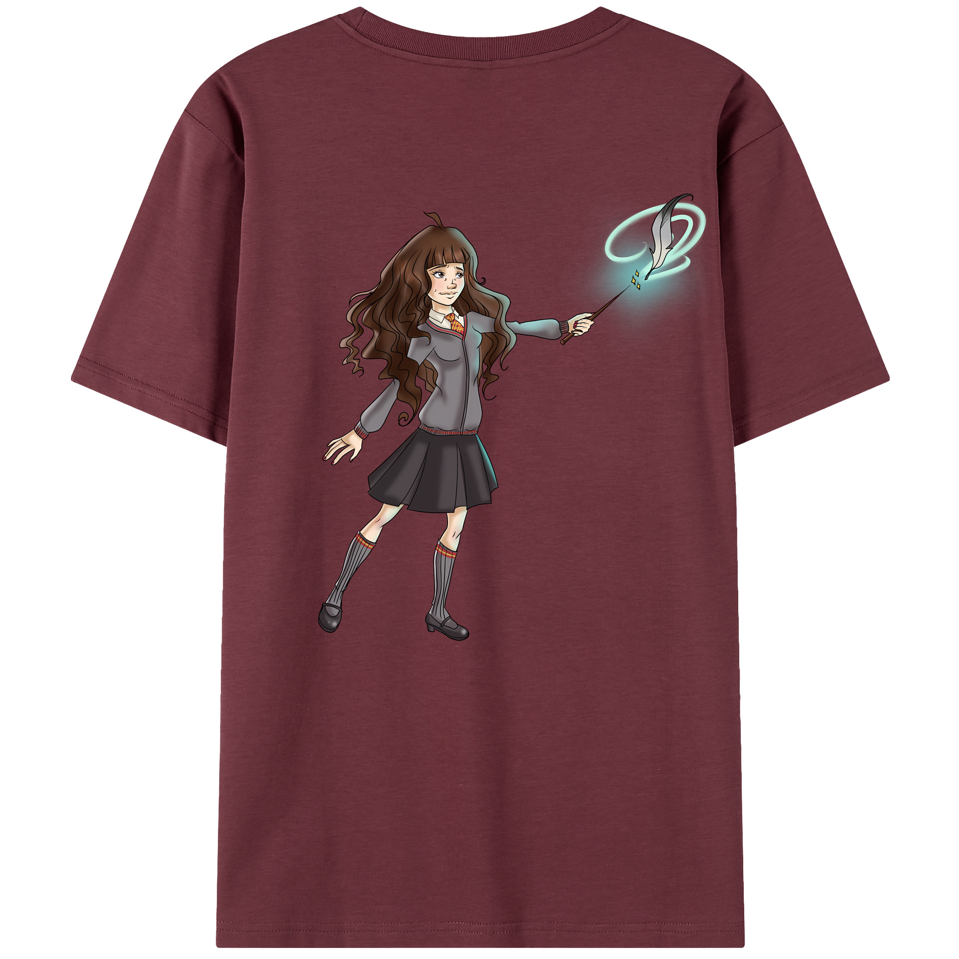 （画像用） Harry Potter ハリー・ポッターシリーズ 綿100％半袖Tシャツ（背面プリント）